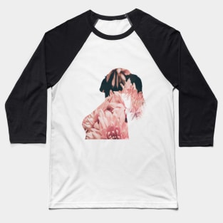 The pink flower lady Baseball T-Shirt